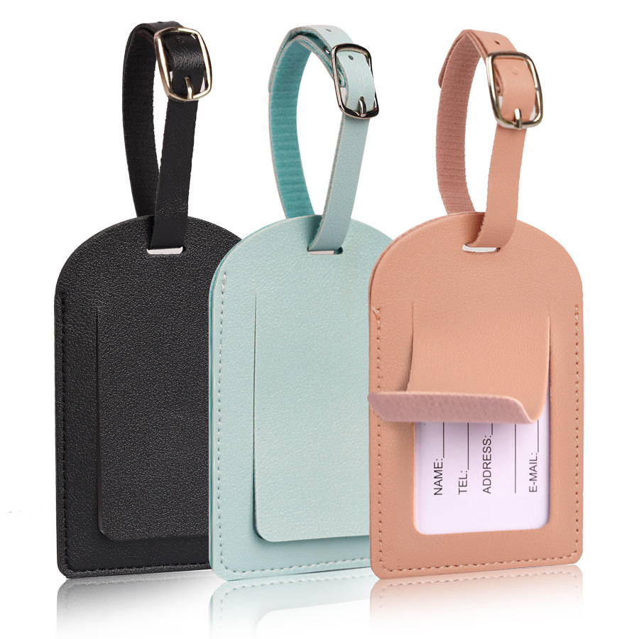 Travel Accessories Aesthetic - Women Men Luggage Tags PU Leather