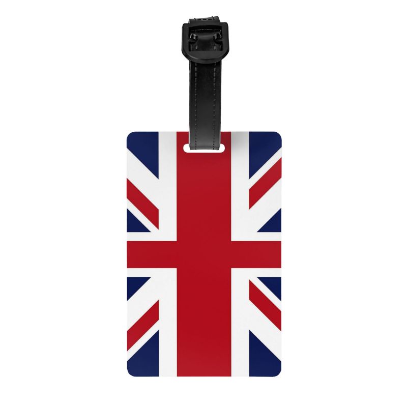Travel Accessories Logo - Retro Union Jack Luggage Tag with