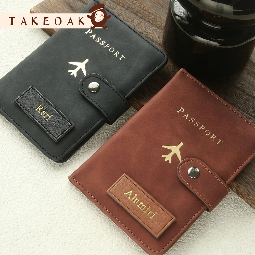 Travel Accessories Hong Kong - Takeoak Personalized Name Passport Holder Credit