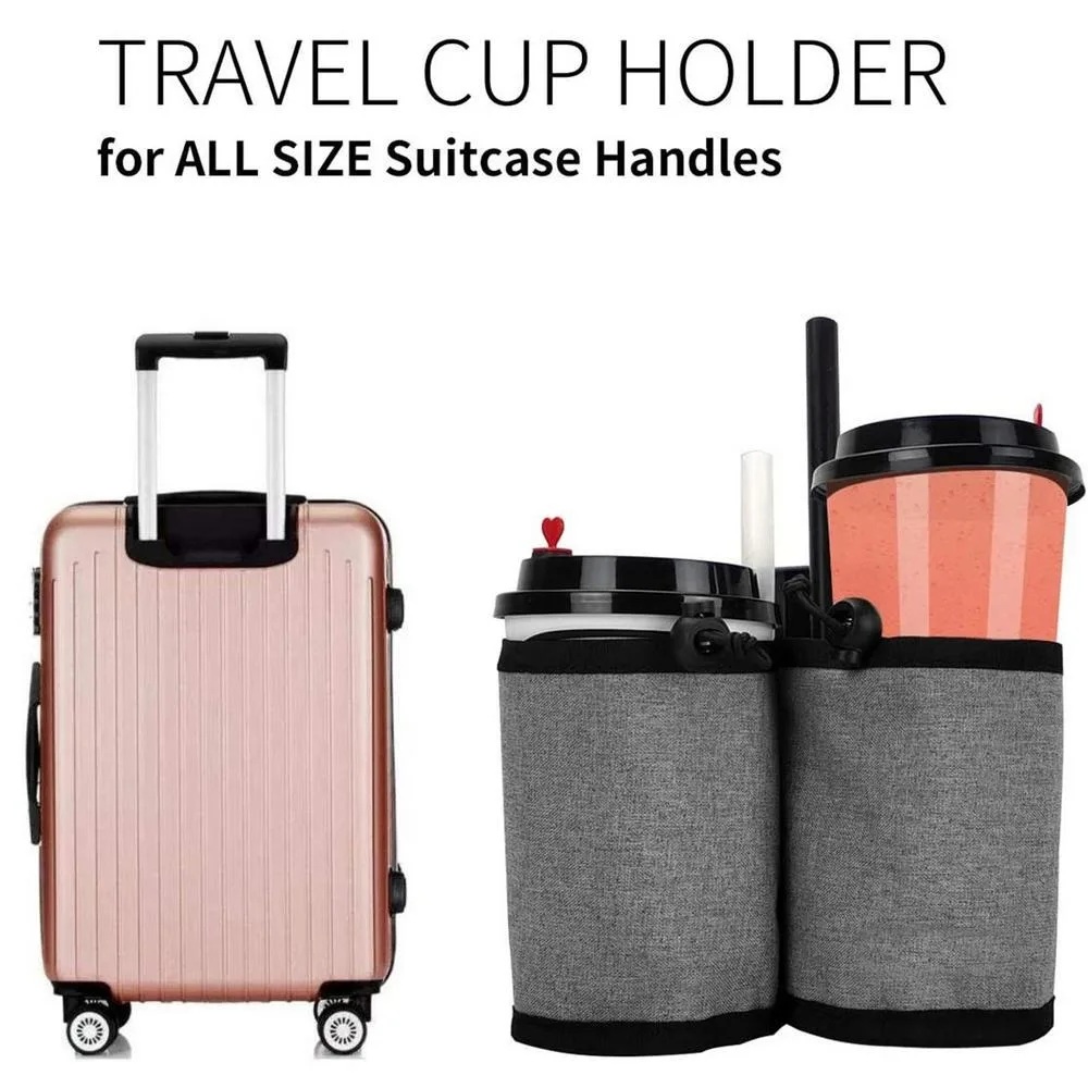 Travel Accessories Holder - New Luggage Handle Water Bottle Holder
