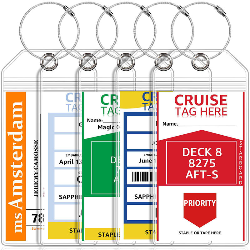 Travel Accessories Holder - 5PCS Cruise Tags Luggage Etag Holders