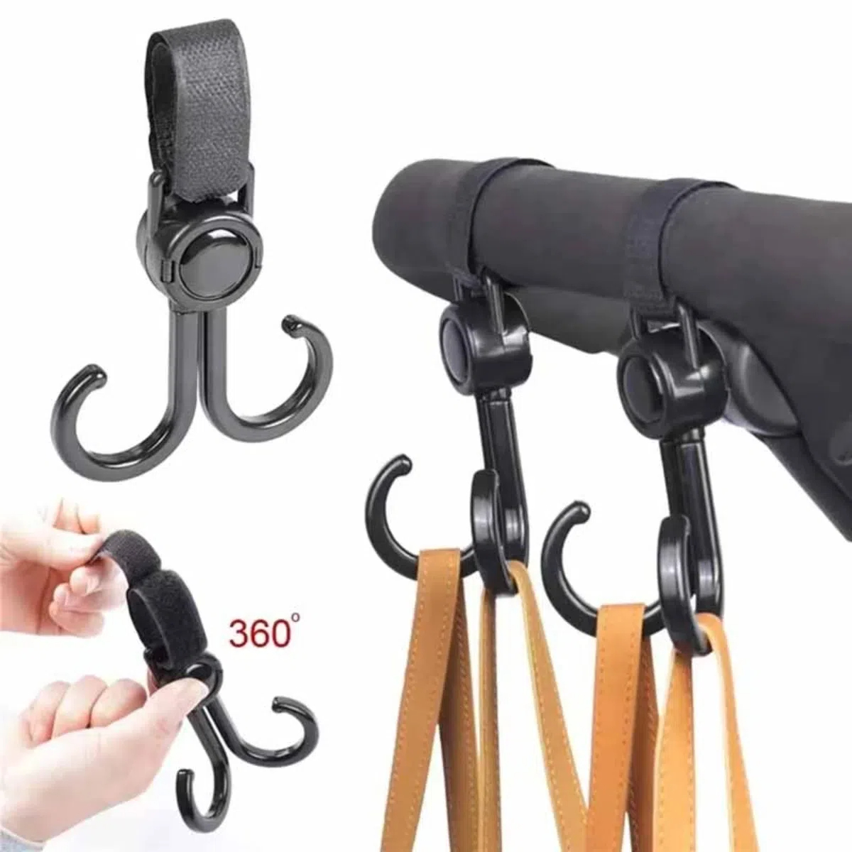 Rotatable Double Hooks Baby St - Travel Accessories For Baby recension och pris