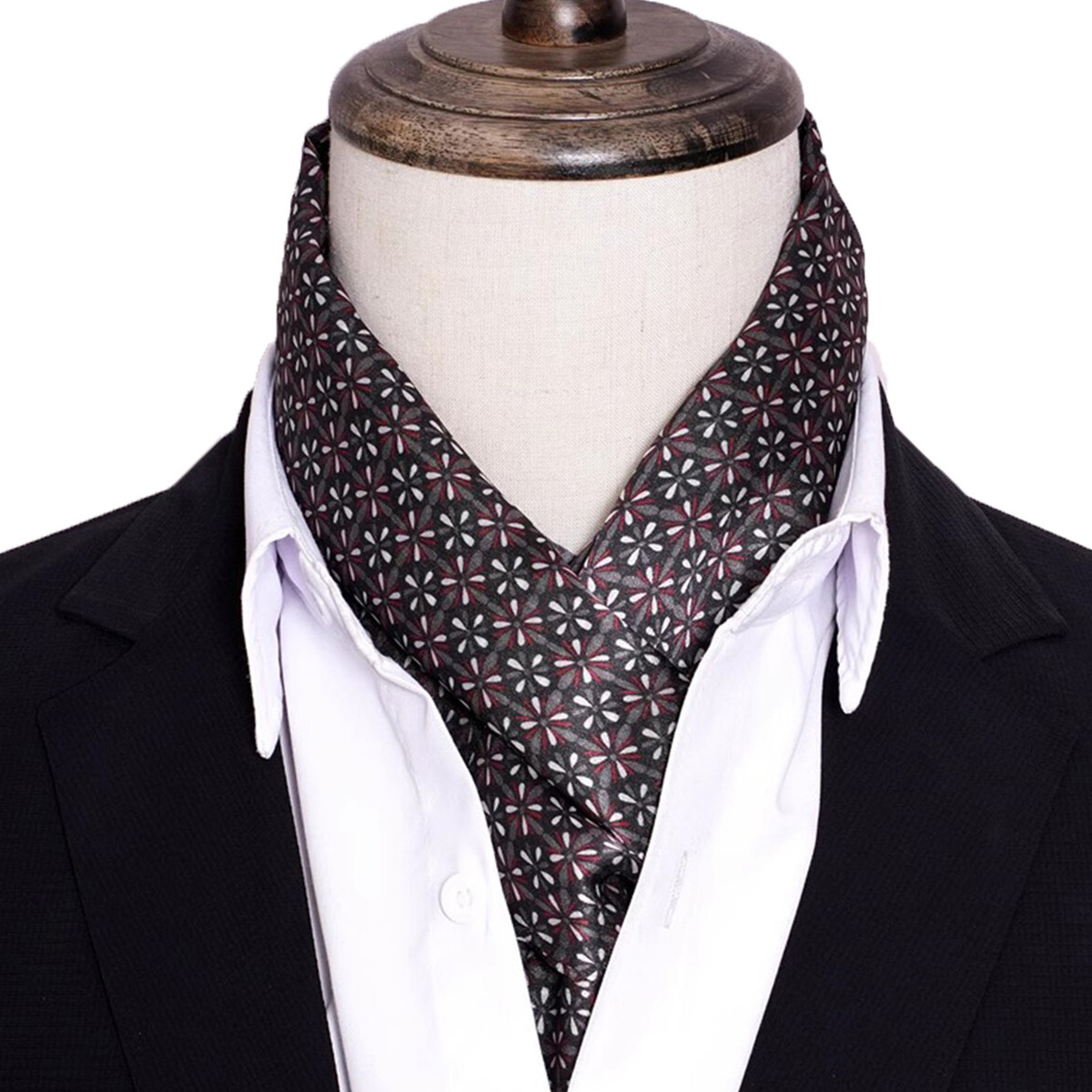 New Men's Stripe Silk Scarf Ho - Travel Accessories New recension och pris