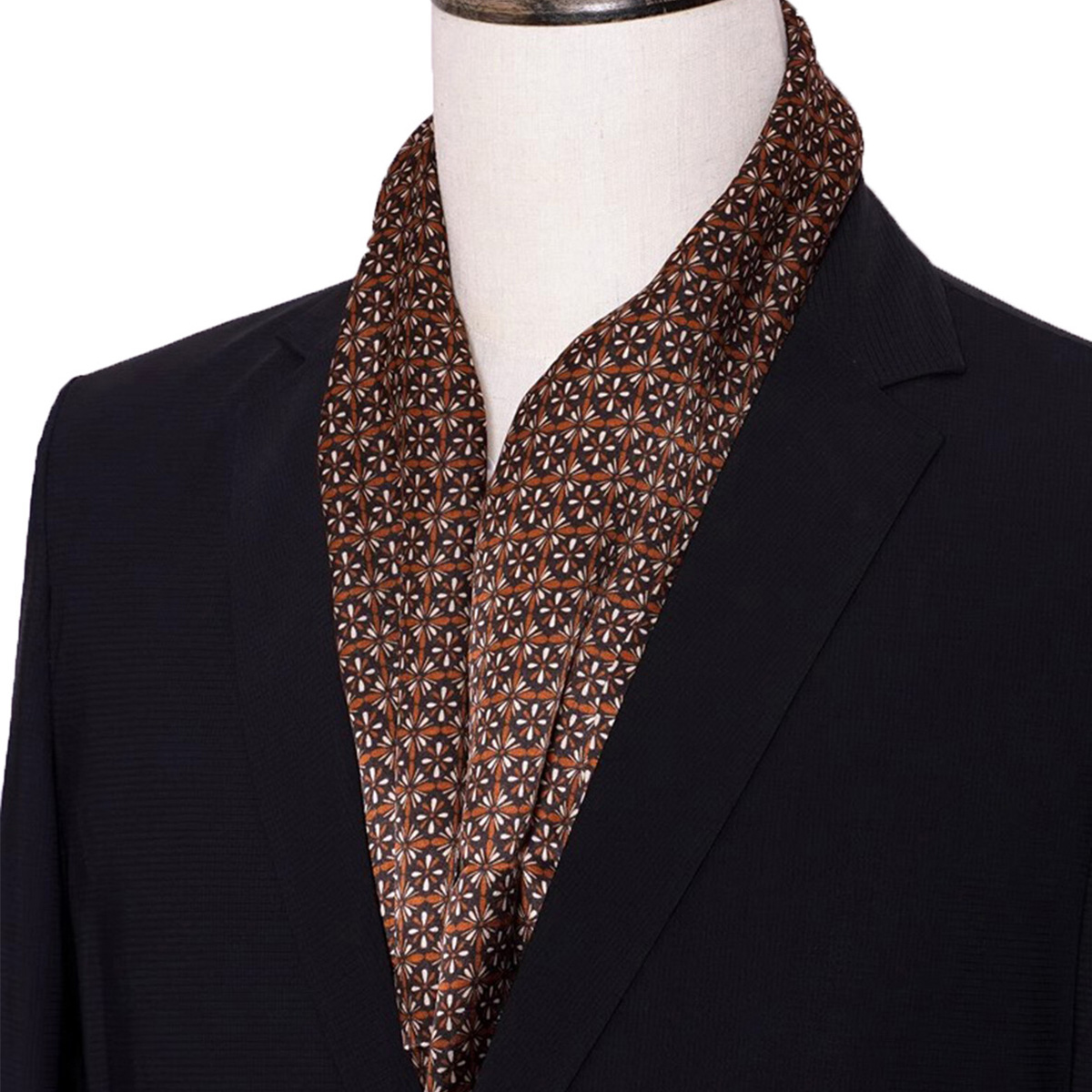 New Men's Stripe Silk Scarf Ho - Travel Accessories New recension och pris