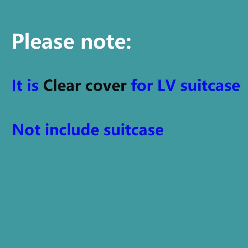 Transparent Cover for LV Suitc - Travel Accessories Louis Vuitton recension och pris