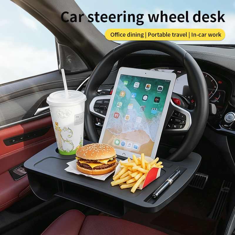 2-IN-1 Car Steering Wheel Tabl - Travel Accessories Holder recension och pris