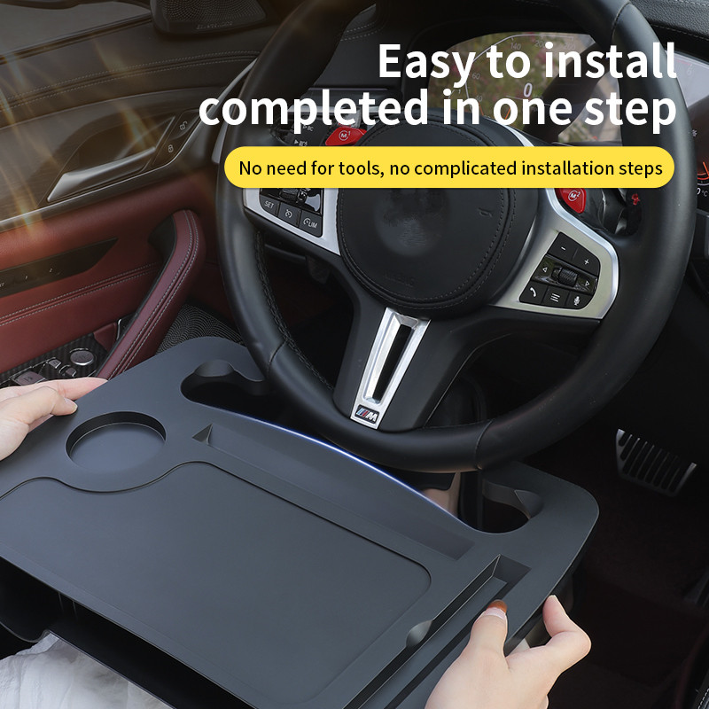 2-IN-1 Car Steering Wheel Tabl - Travel Accessories Holder recension och pris