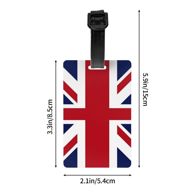 Retro Union Jack Luggage Tag w - Travel Accessories Logo recension och pris