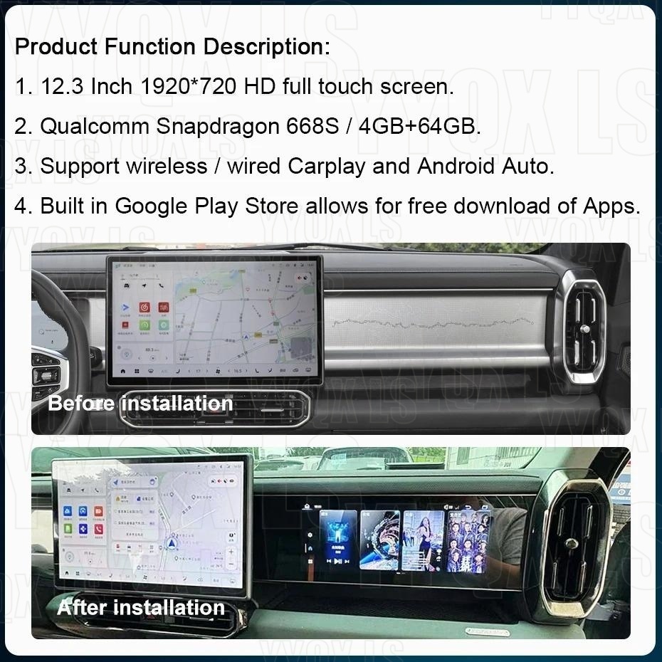 12.3 inch Co-pilot Display For - Travel Accessories South Africa recension och pris