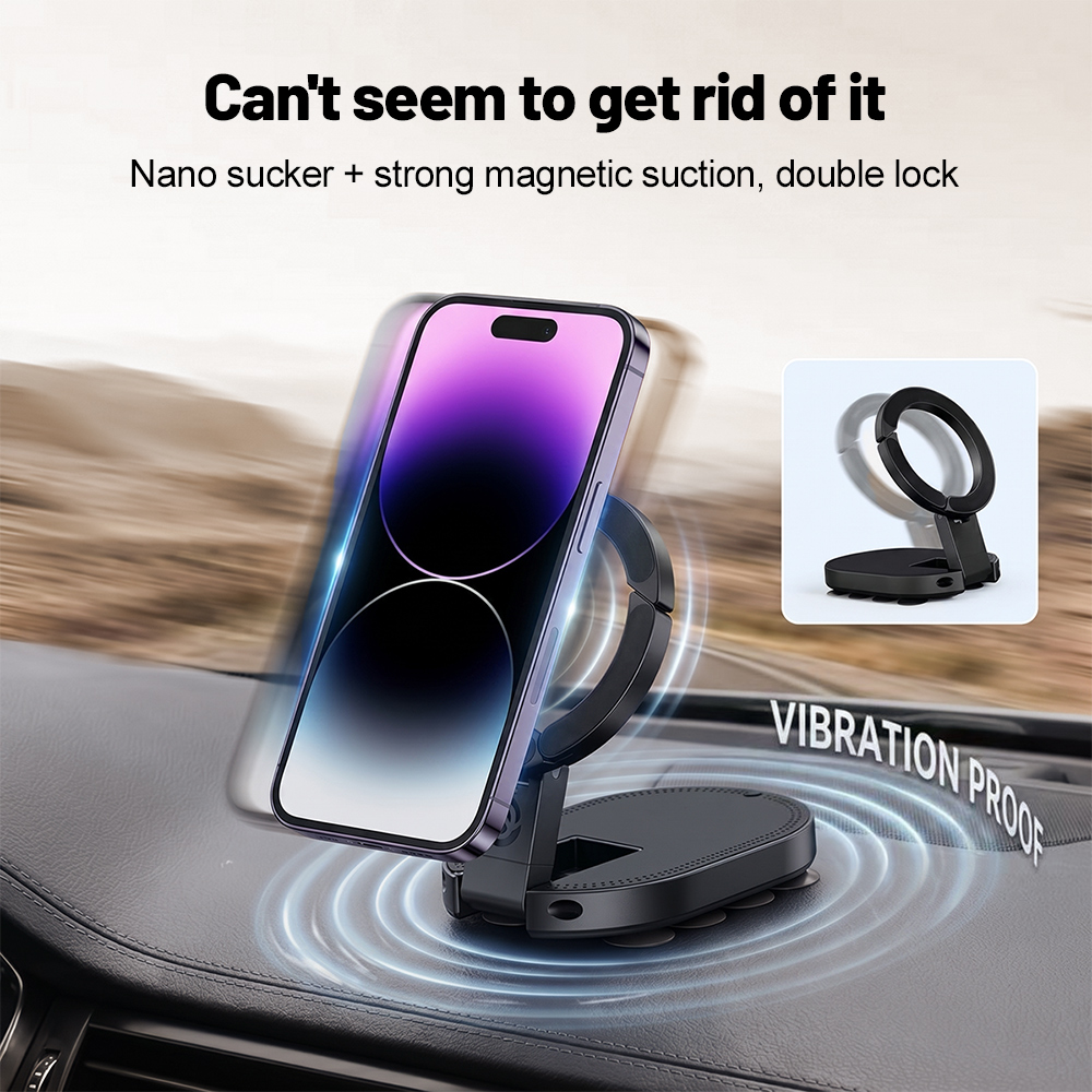 360° Rotation 3‑In‑1 Suction C - Travel Accessories Holder recension och pris