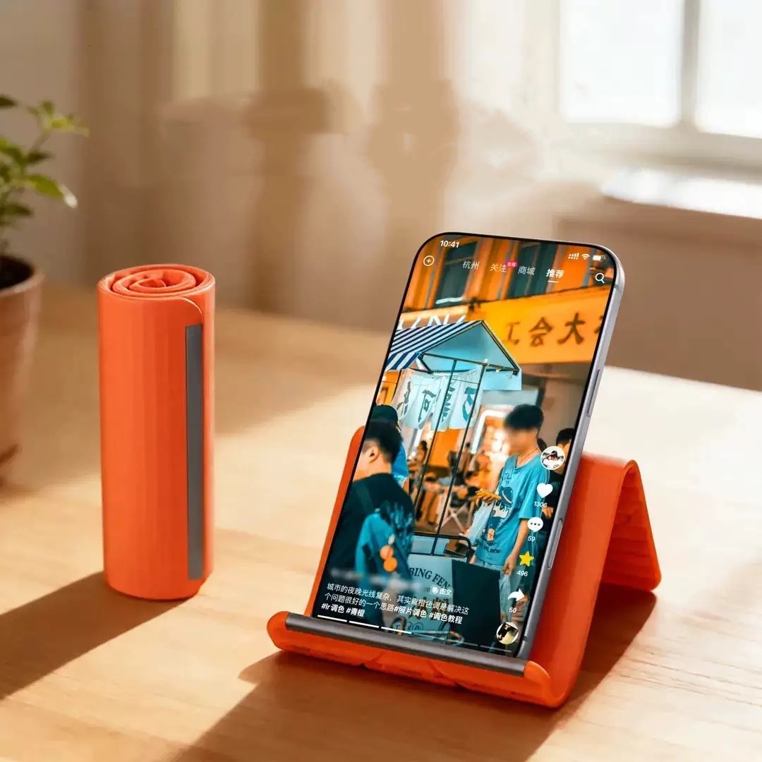 Lazy Portable Phone Stand Sili - Travel Accessories Holder recension och pris