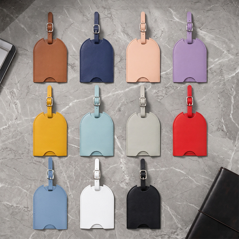 Men Women PU Leather Cute Lugg - Travel Accessories Logo recension och pris