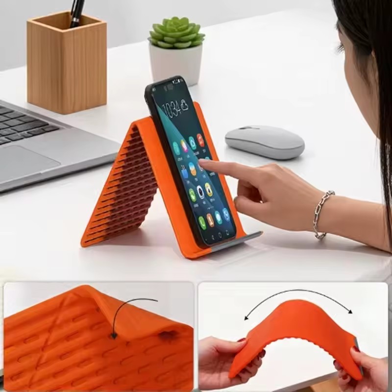 Lazy Portable Phone Stand Sili - Travel Accessories Holder recension och pris