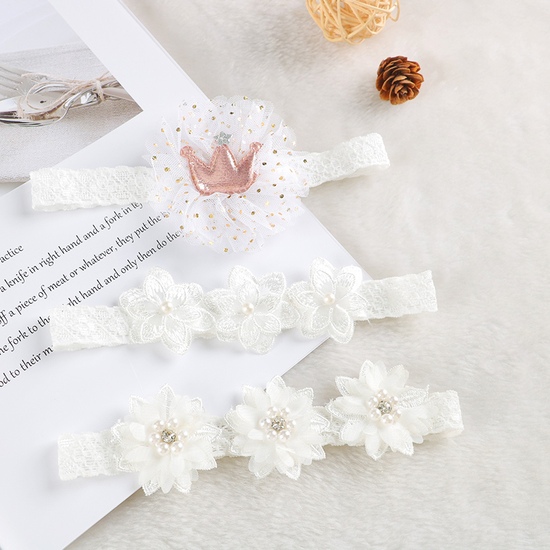Baby Headband Flower Bows Crow - Travel Accessories For Baby recension och pris