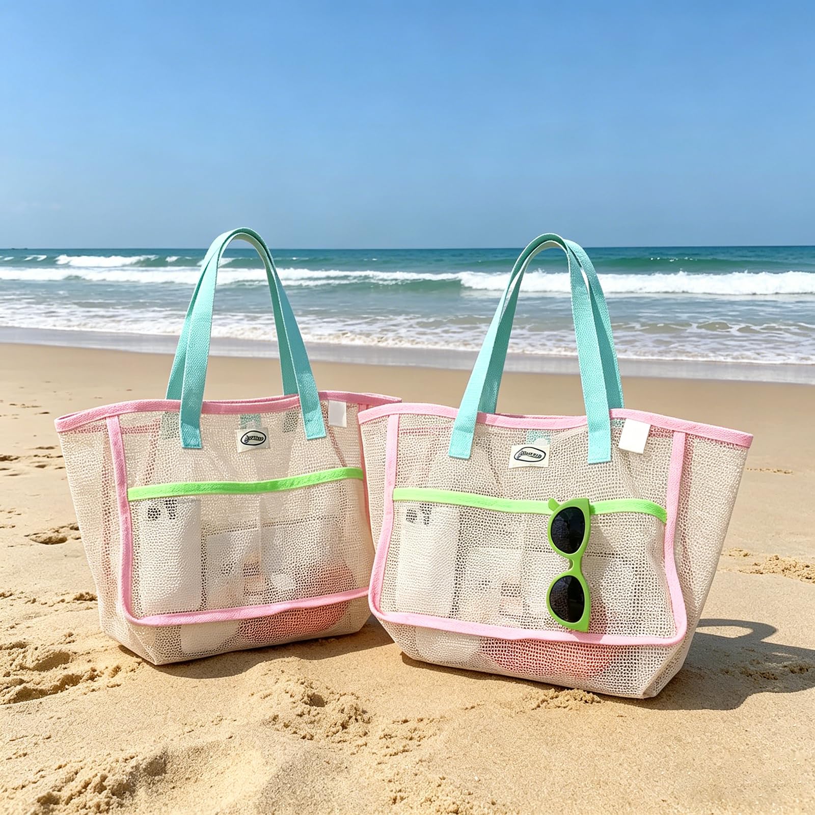 Beach Bags for Women Colorful  - Travel Accessories Usa recension och pris