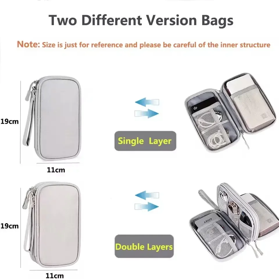 Travel Cable Bag Portable Digi - Travel Accessories Holder recension och pris