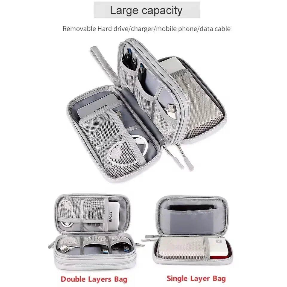 Travel Cable Bag Portable Digi - Travel Accessories Holder recension och pris