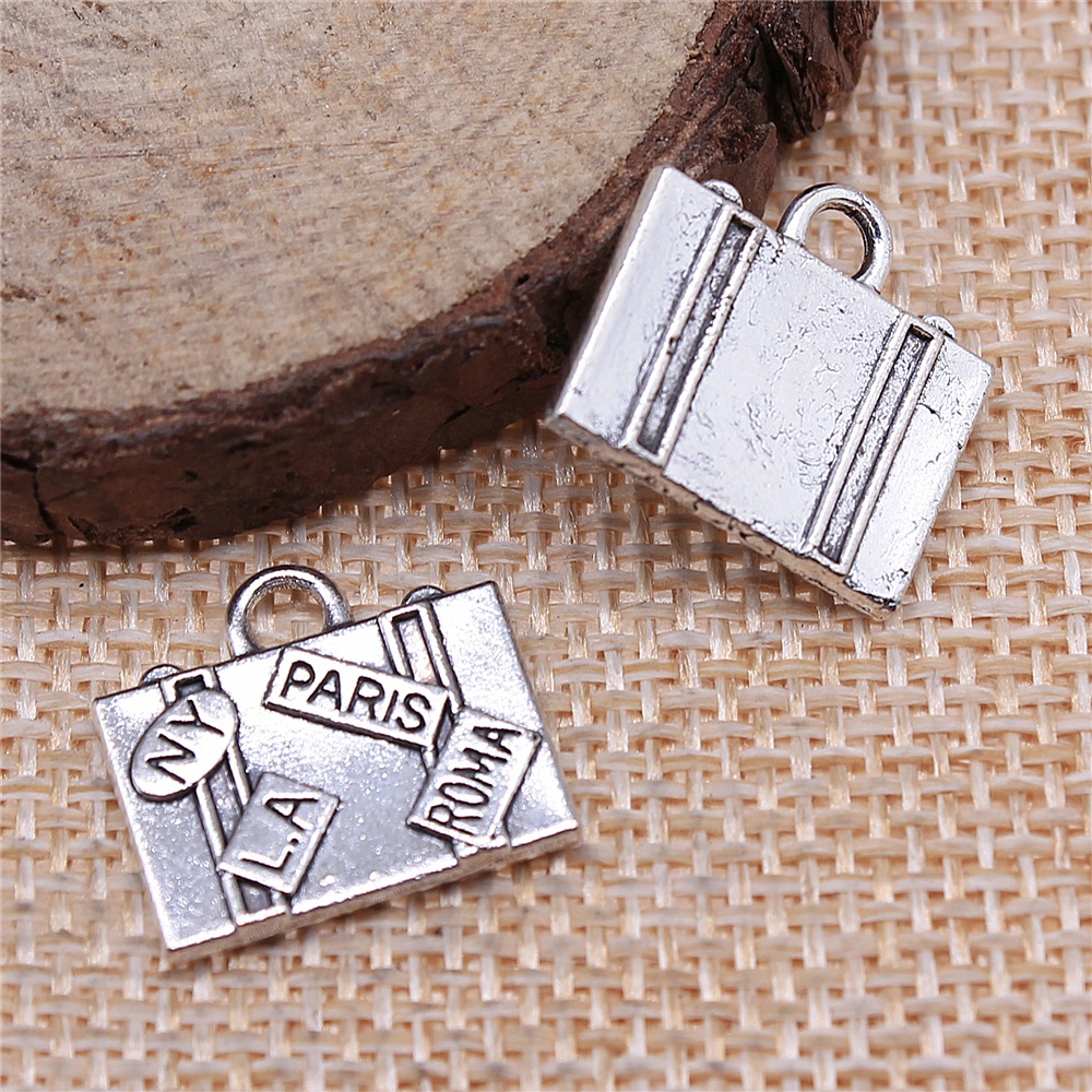 WYSIWYG 5pcs 15x16mm Charms Tr - Travel Accessories New York recension och pris