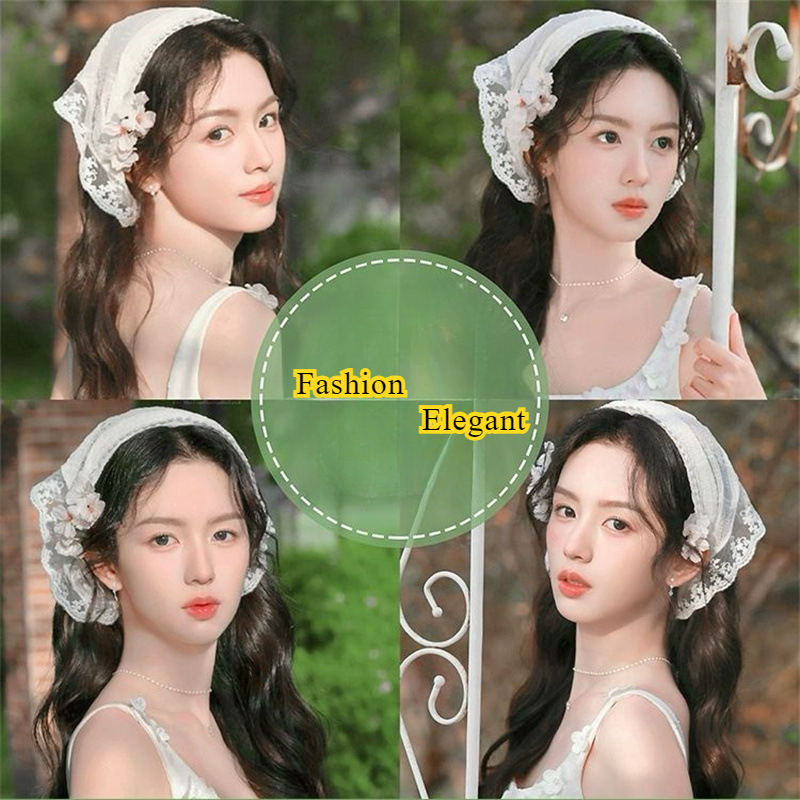 2025 Lace Headband Scarf for W - Travel Accessories Aesthetic recension och pris