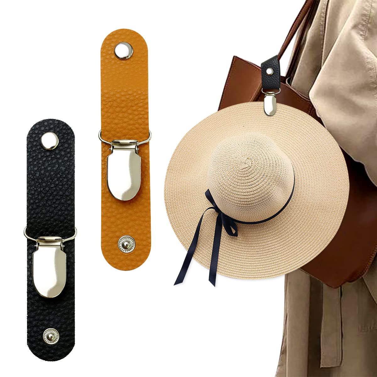 PU Leather Hat Clip for Travel - Travel Accessories Holder recension och pris