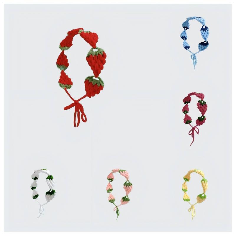 Sweet Crochet Hollow-Out Headb - Travel Accessories Aesthetic recension och pris