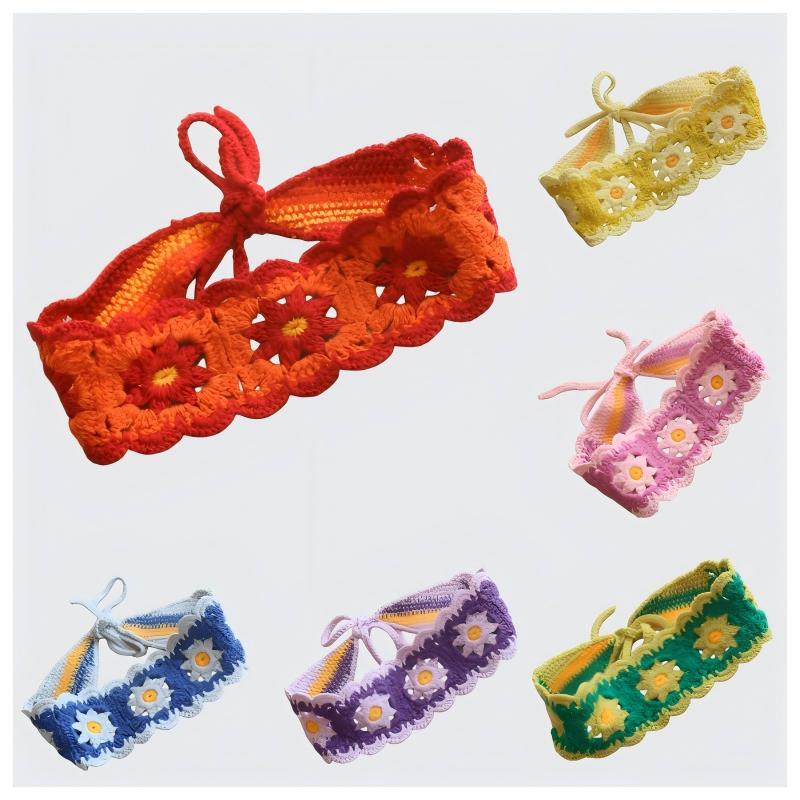 Sweet Crochet Hollow-Out Headb - Travel Accessories Aesthetic recension och pris