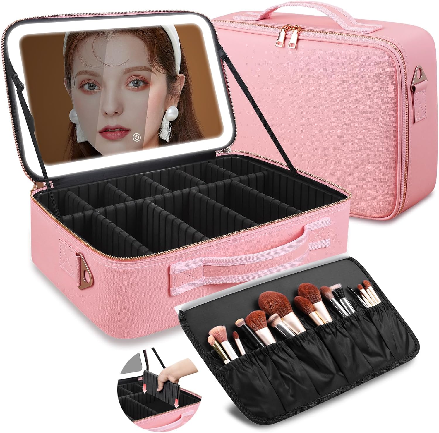 Large Capacity Makeup Bag 15'' - Travel Accessories Organizer recension och pris