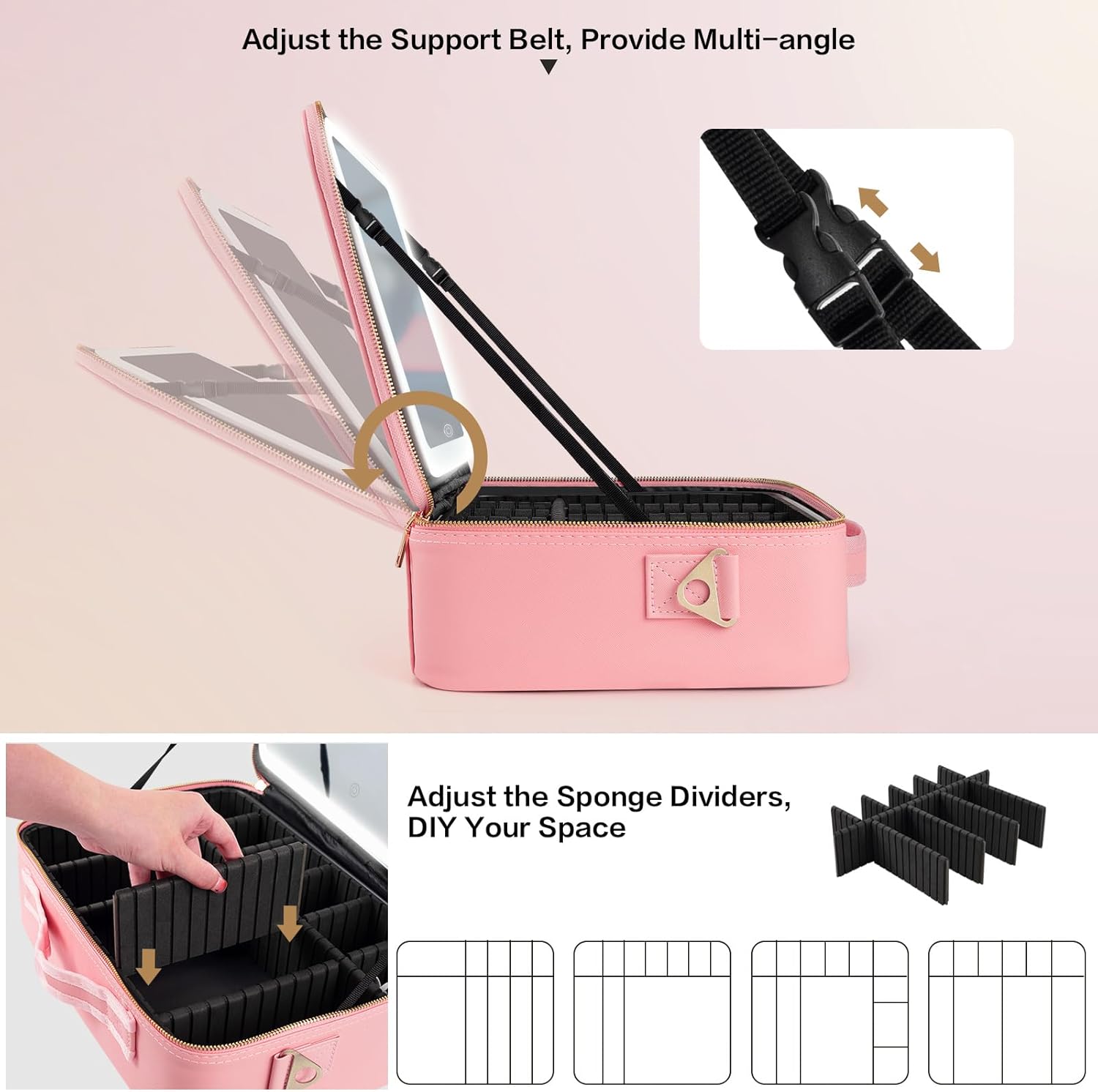 Large Capacity Makeup Bag 15'' - Travel Accessories Organizer recension och pris